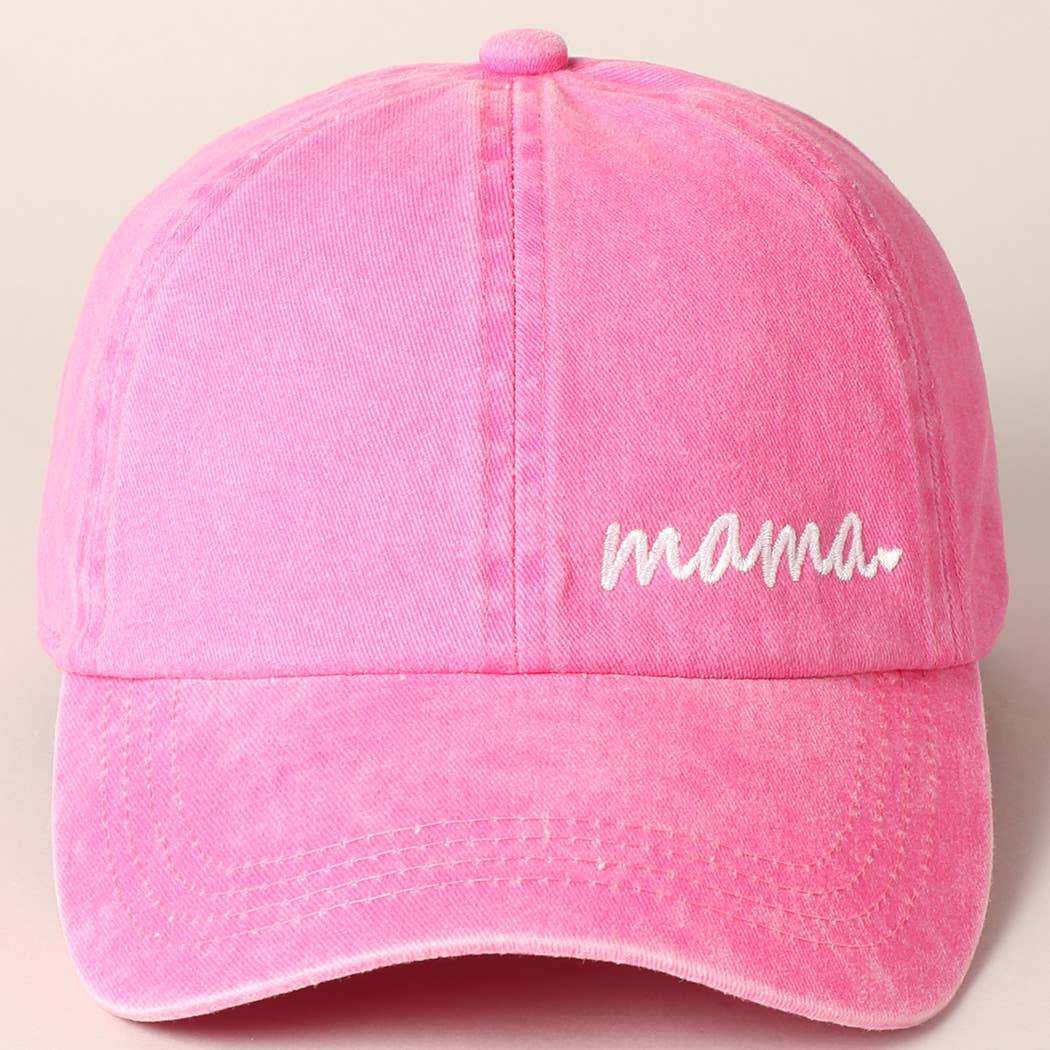 Mama Letters Embroidered Baseball Cap