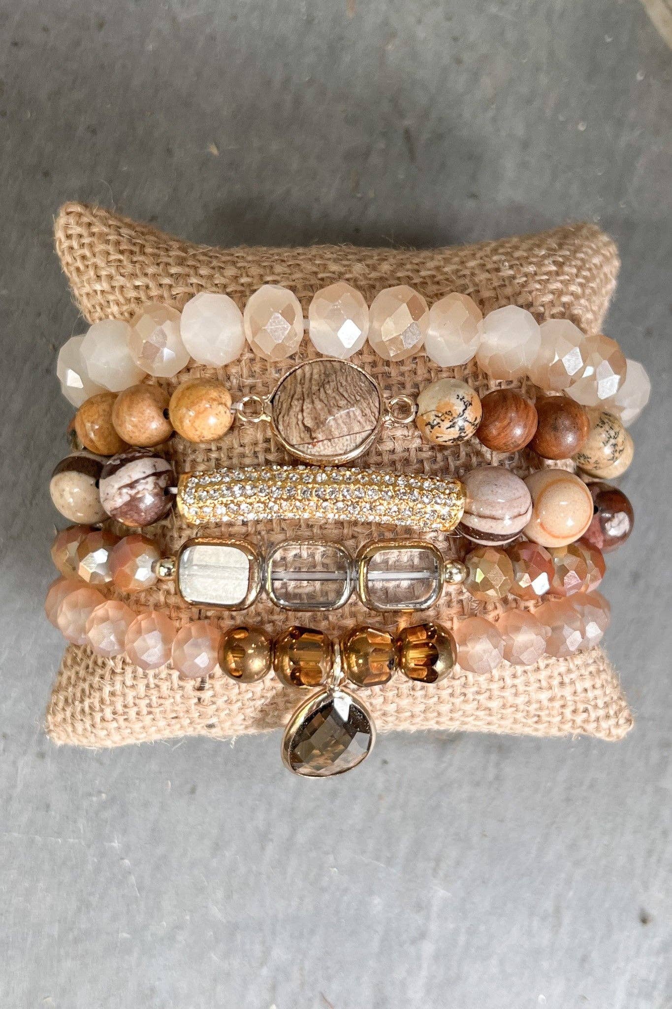 Beaded Boho Summer Cassie Bracelet Set