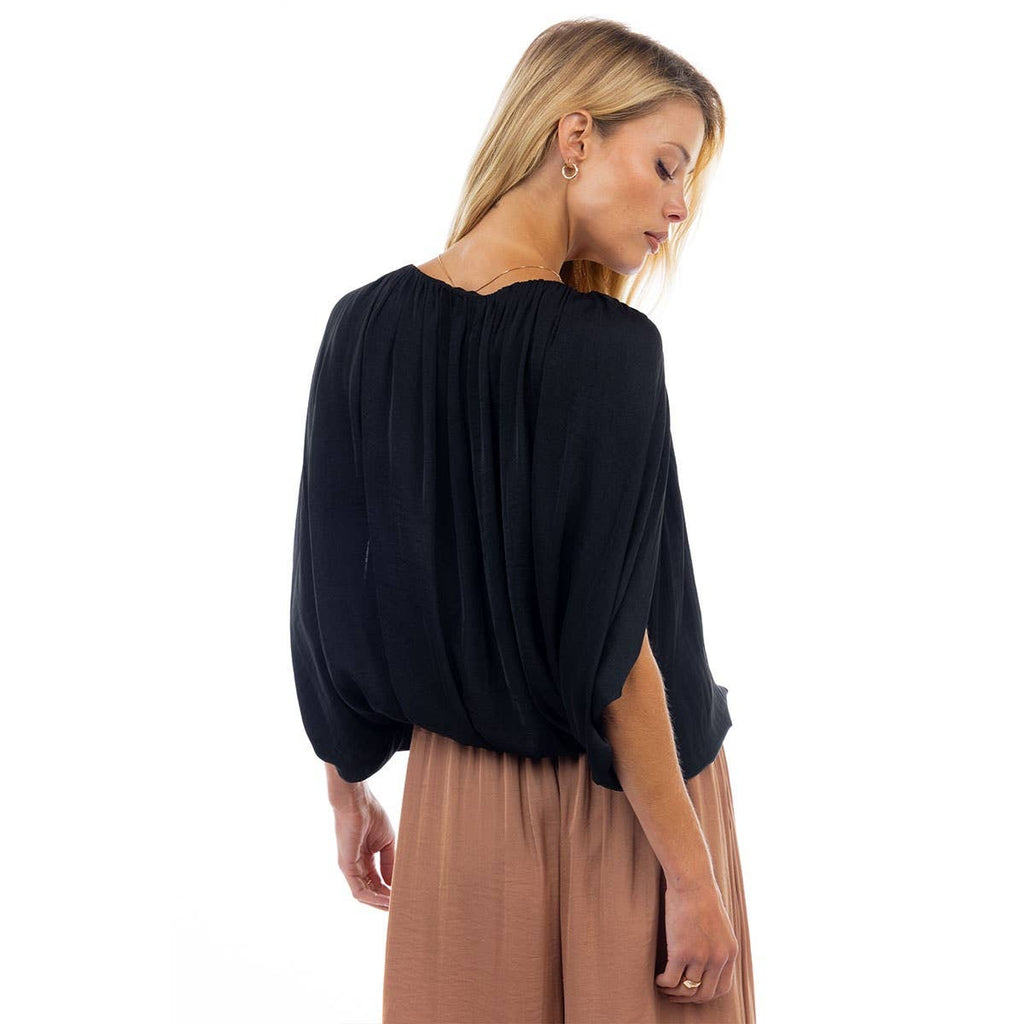 Drape Bubble Blouse