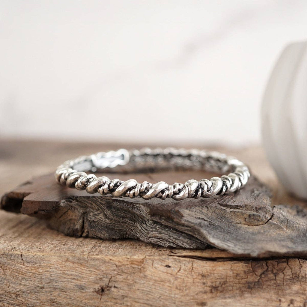 Desert Charm – Western Silver Bangle Bracelet Collection