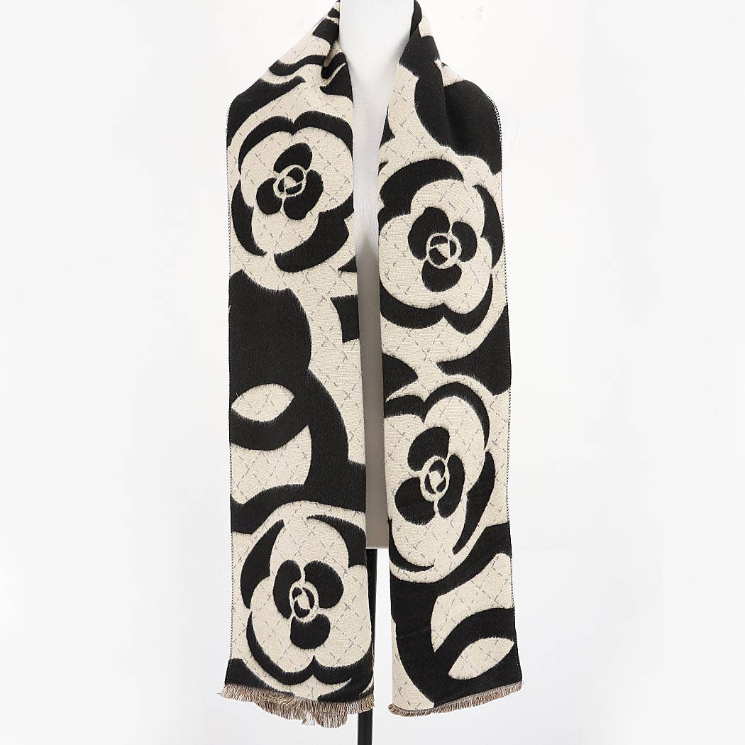 Camille Floral Print Scarf