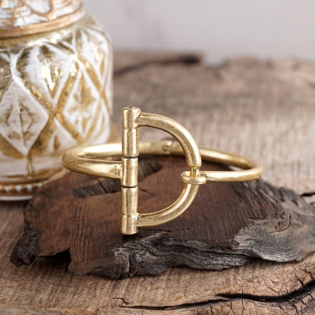 Equestrian Loop – Horsebit Hook Bracelet
