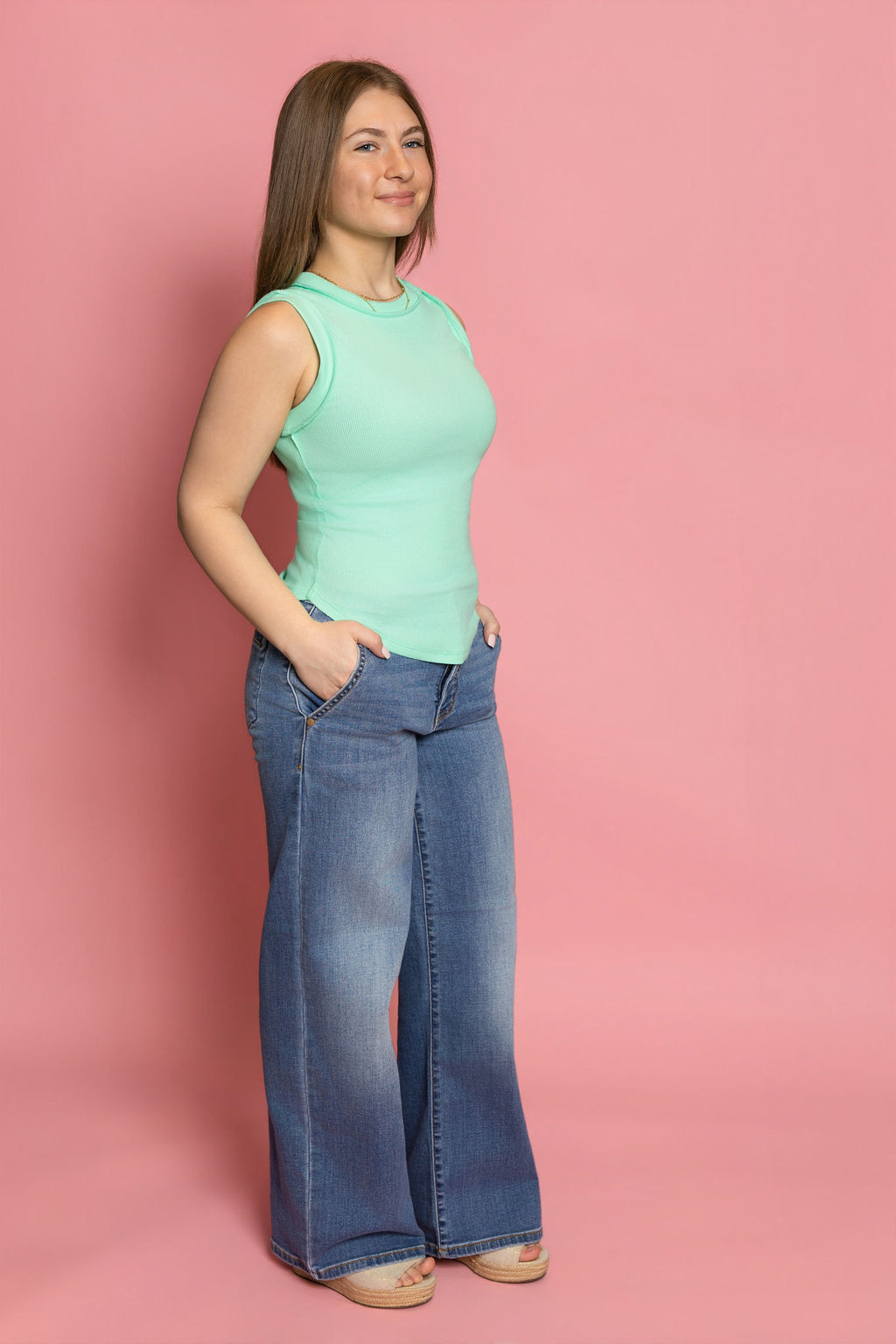 Ribbed Cotton Summer Tank Top