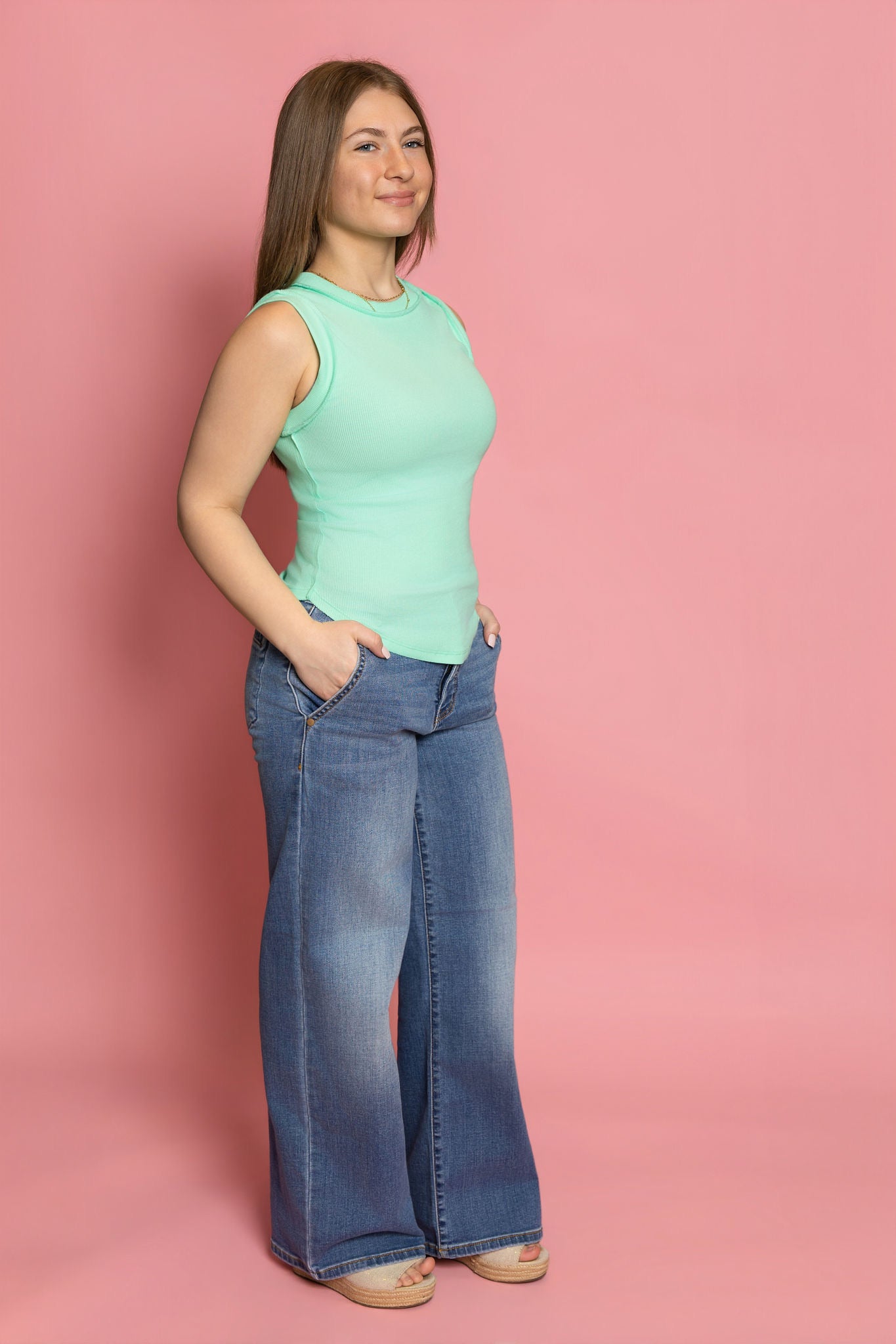 Ribbed Cotton Summer Tank Top