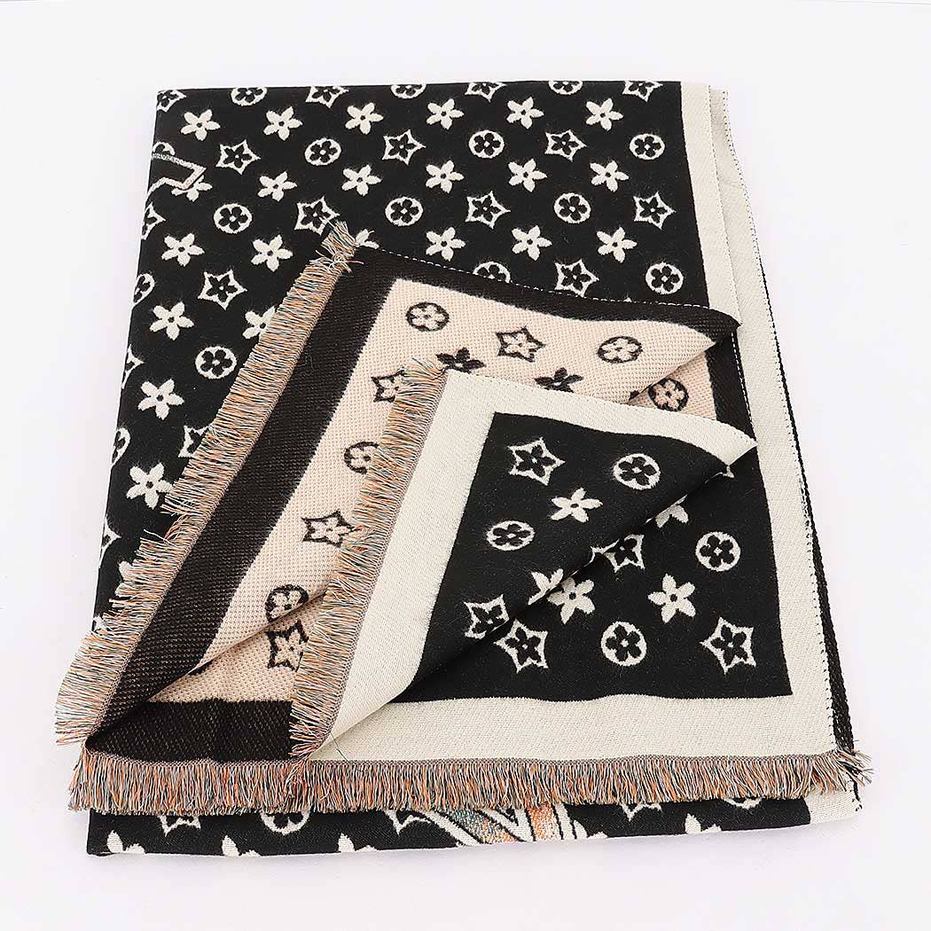 Estelle Signature Monogram Scarf