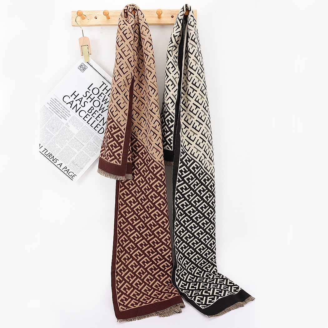 Valentina Signature Geometric Scarf