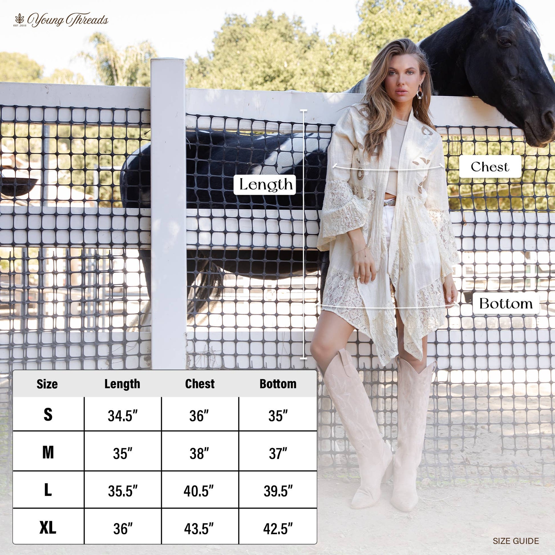 Boho Romantic Layered Cardigan Shrug Lace Patchwork Top/Elena