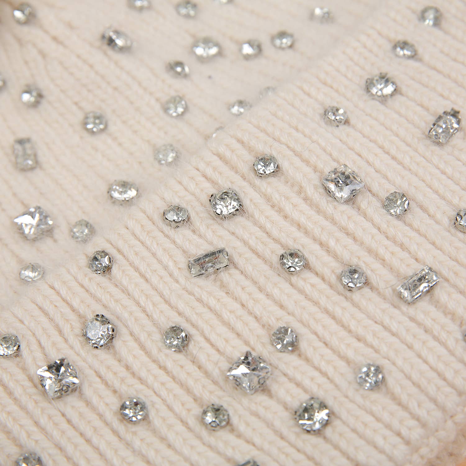 Sparkling Gem Pompom Hat