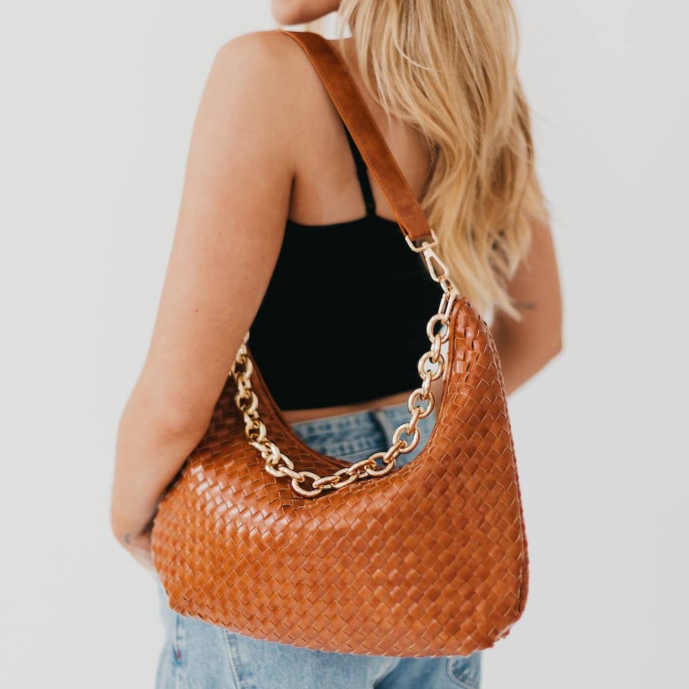 Sienna Slouchy Woven Shoulder Bag