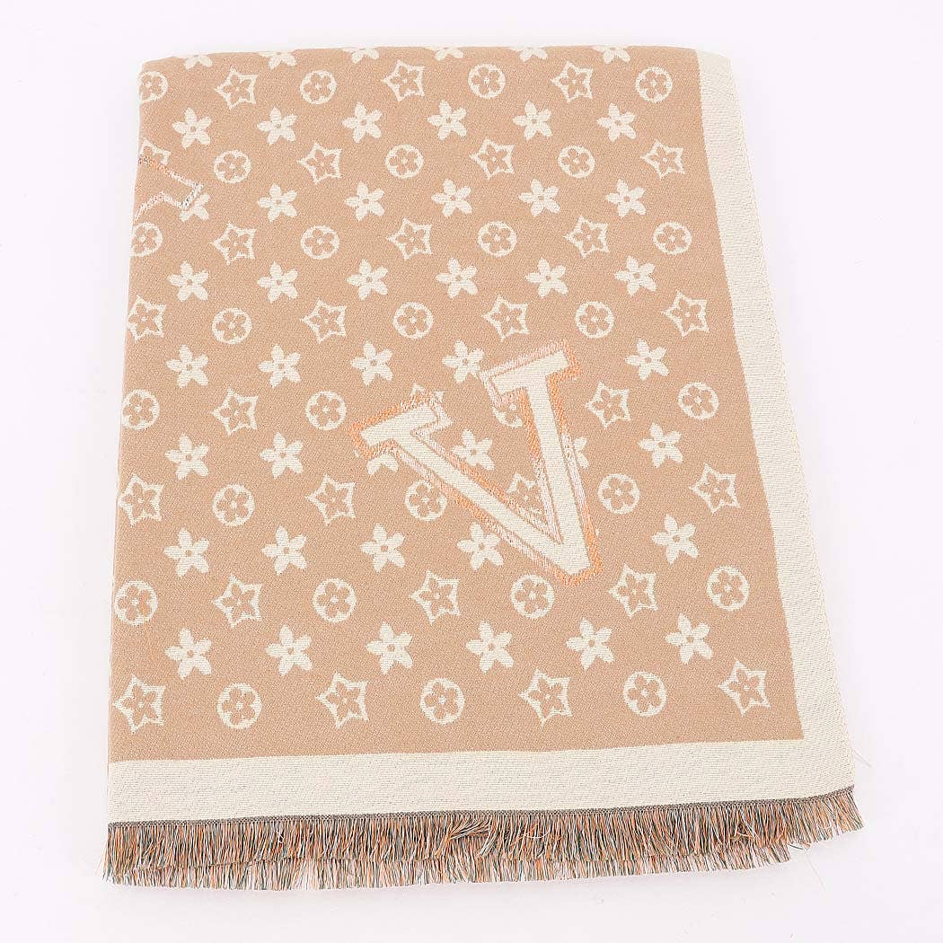 Estelle Signature Monogram Scarf
