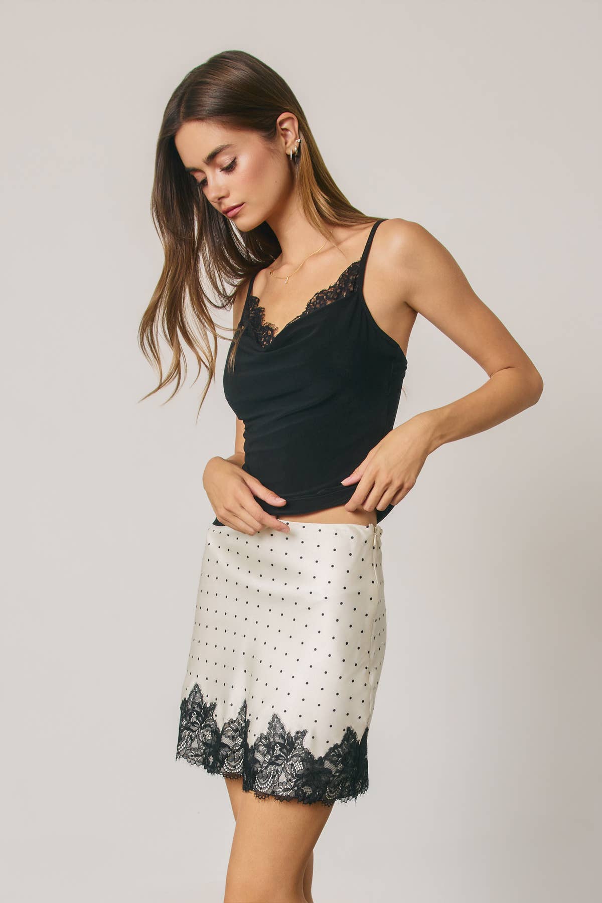 The Odette Lace Trim Camisole