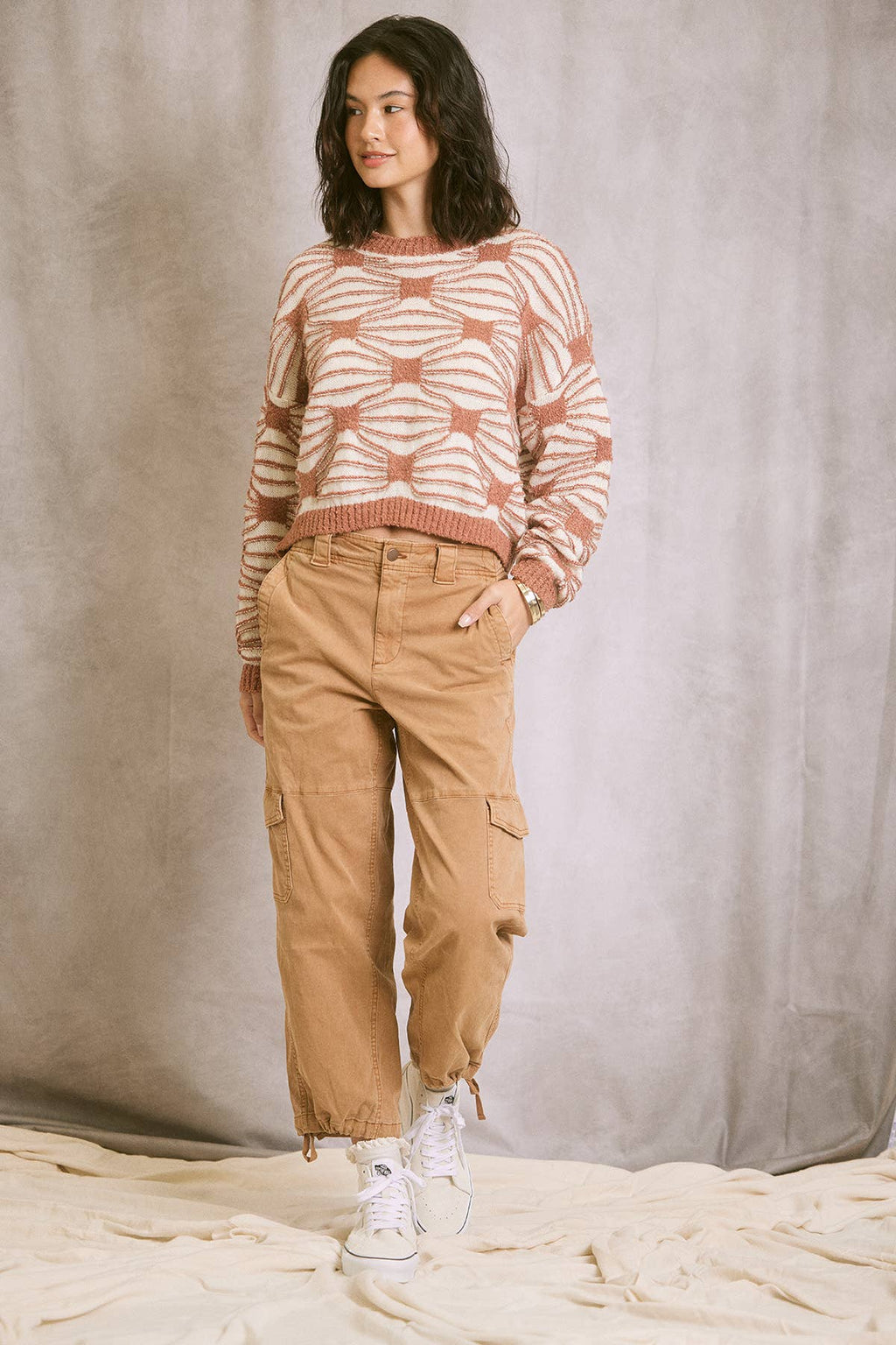 Textured Pattern Sweater