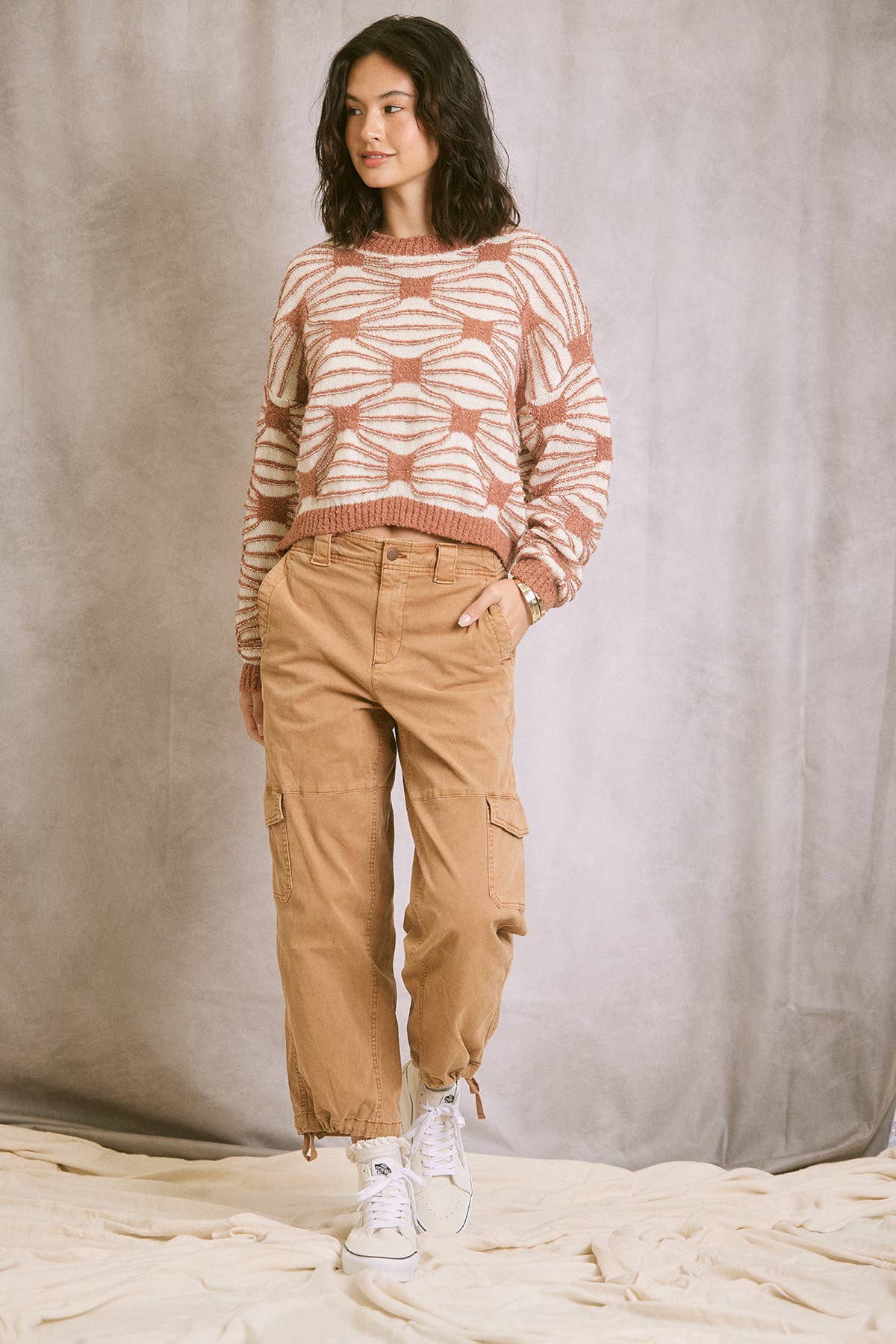 Textured Pattern Sweater