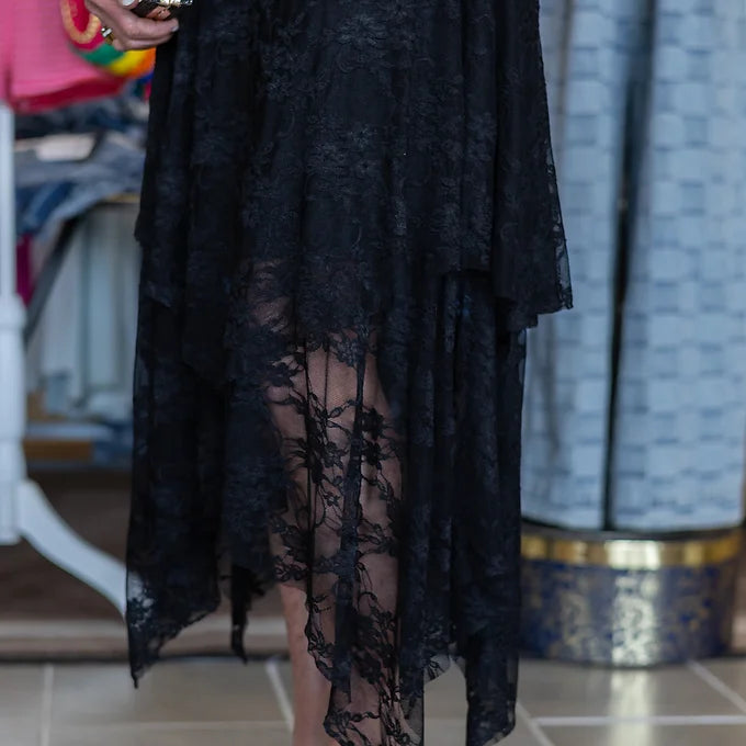 Perfect Black Dress in Lace