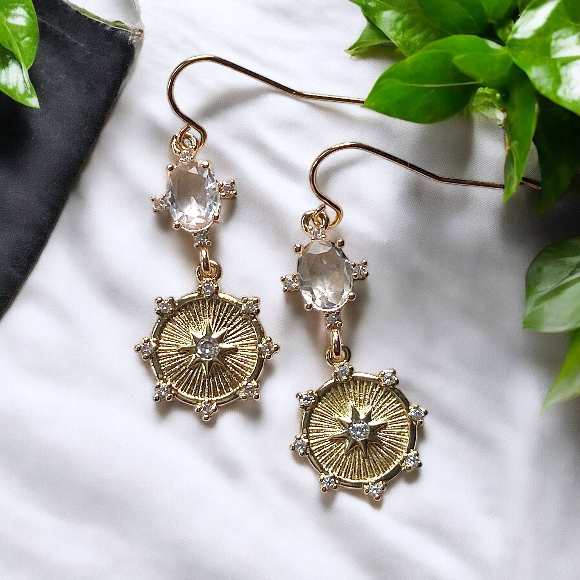 Sunburst Celestial Earrings
