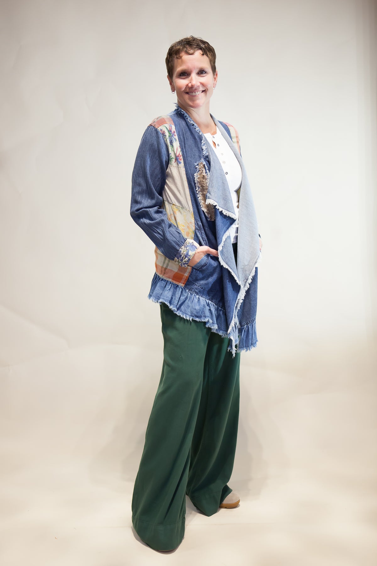Wildflower Patched Denim Jacket