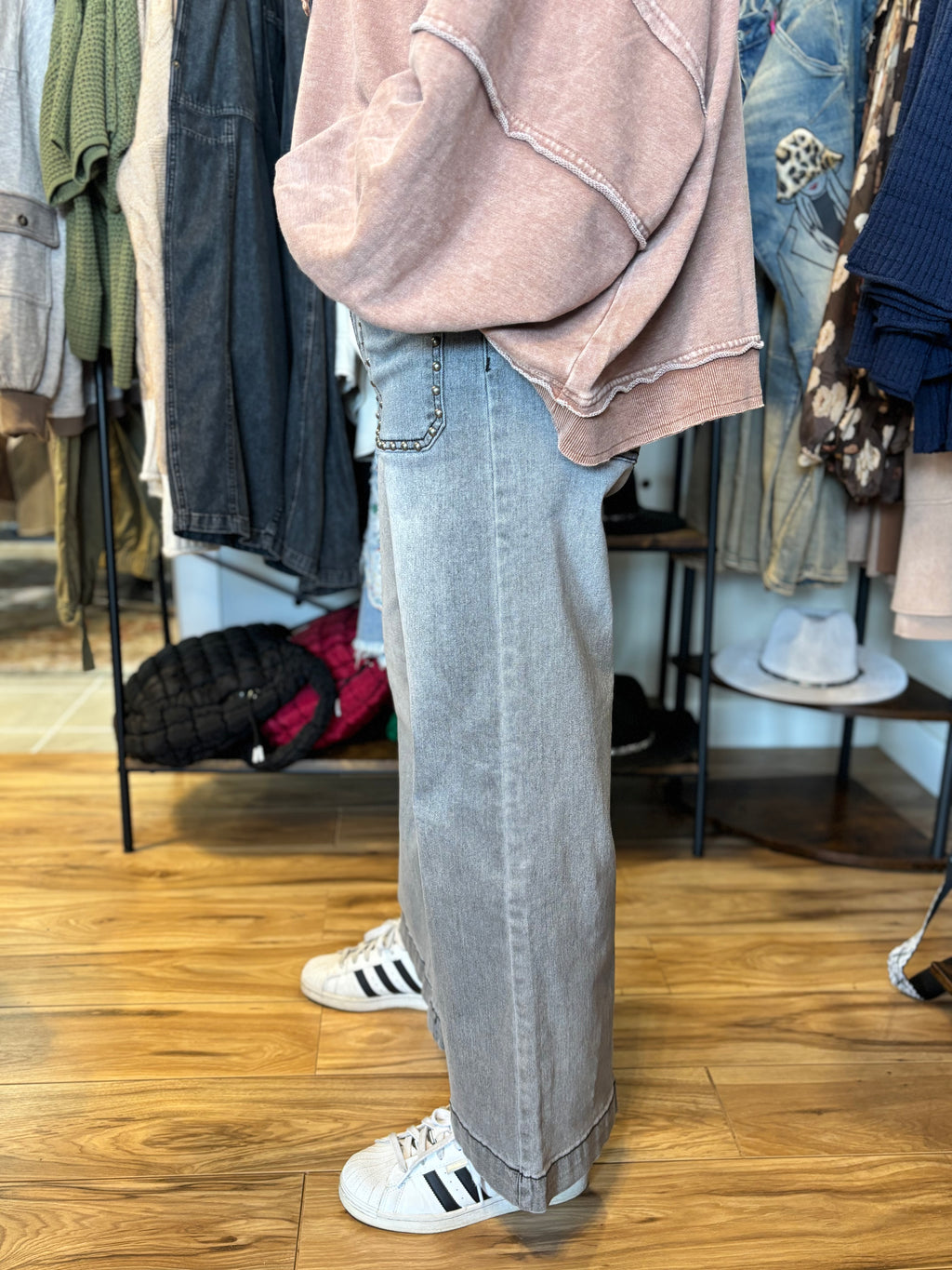 Luna Rebel Stud Denim