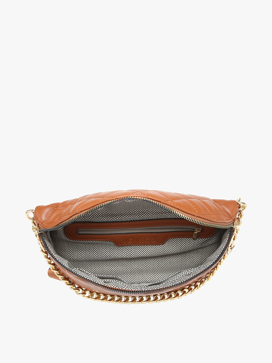 Sylvie Quilted Belt Bag with Chain Strap
