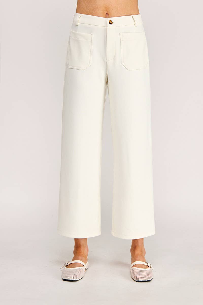 Knit Straight Leg Trousers