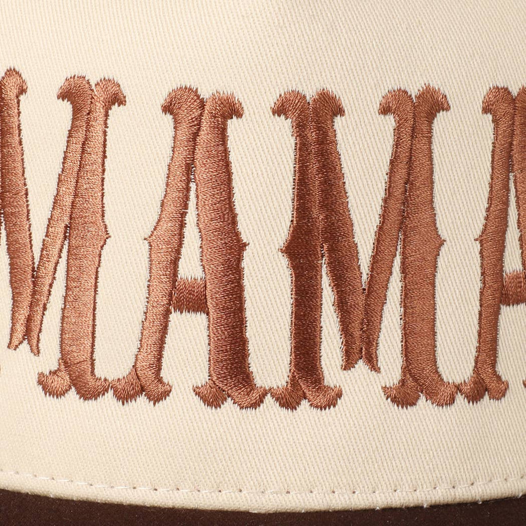 MAMA Typographic Design Embroidery Baseball Cap