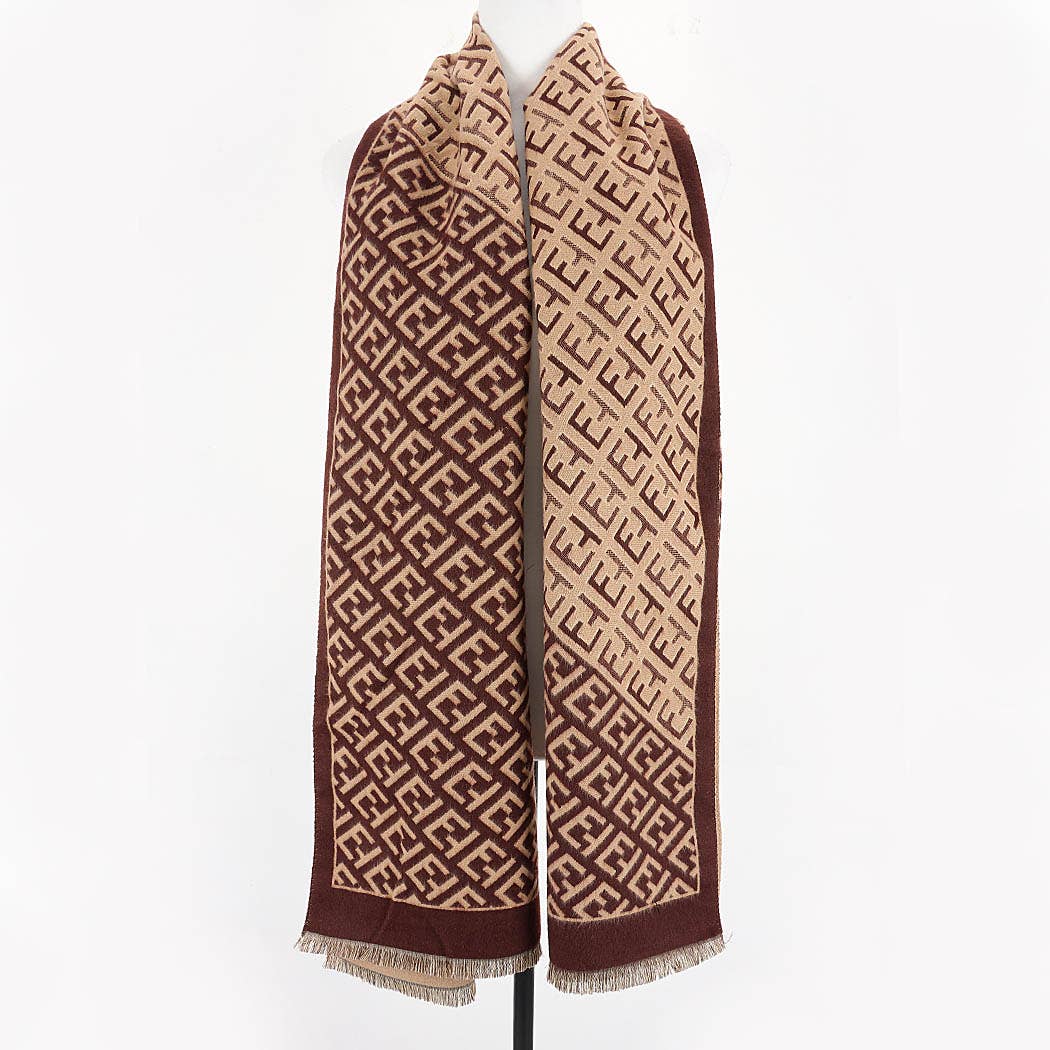 Valentina Signature Geometric Scarf
