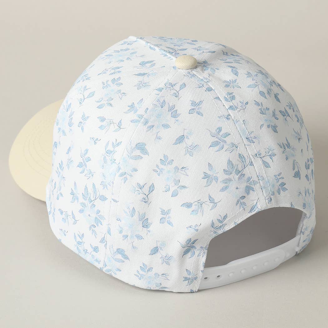 MOTHER Embroidered Flower PatternTrucker Hat