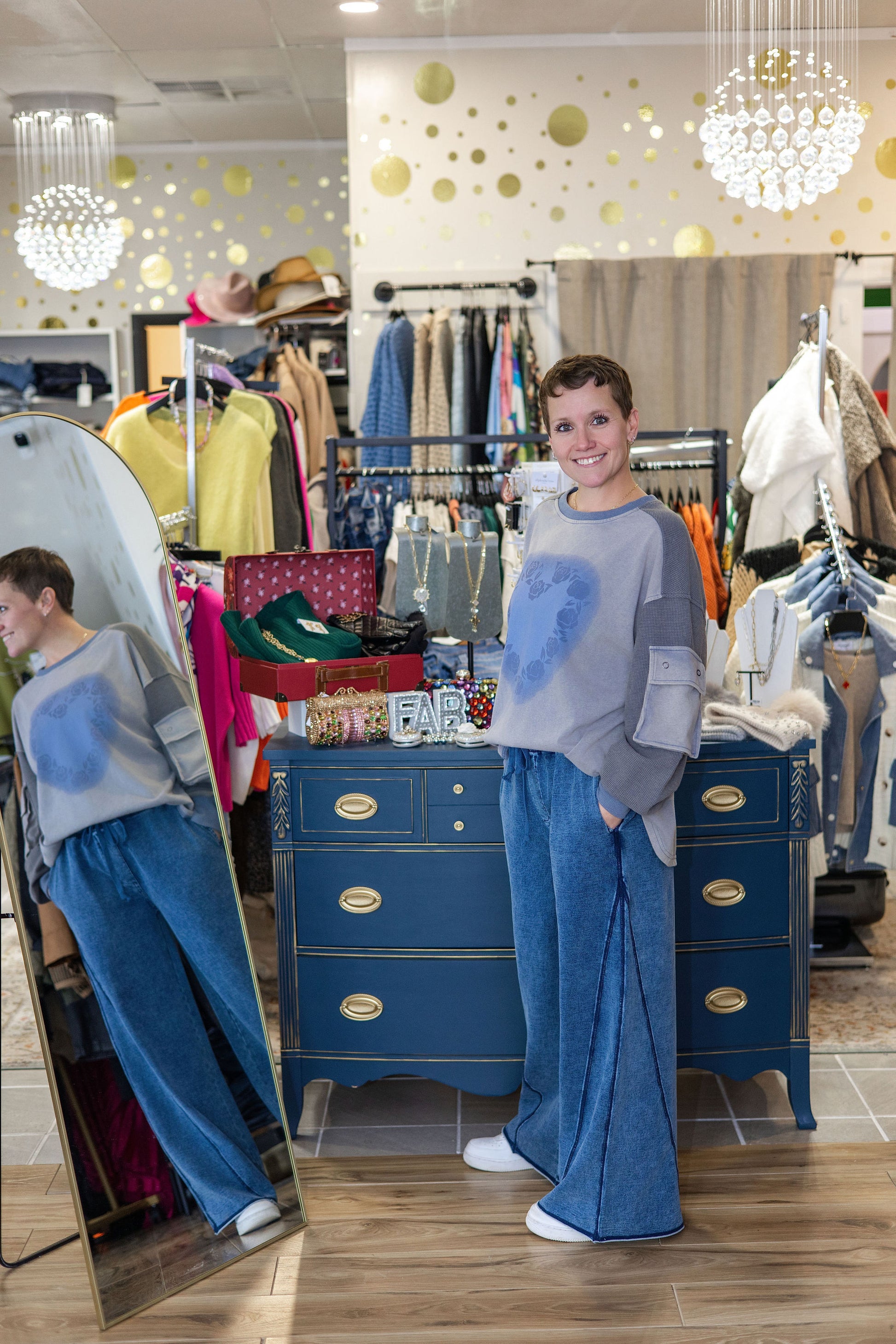 Easel Long Sleeve Top