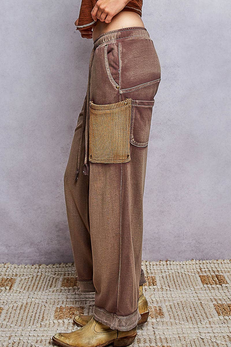 Katrina Terry Knit Wide Leg Pants