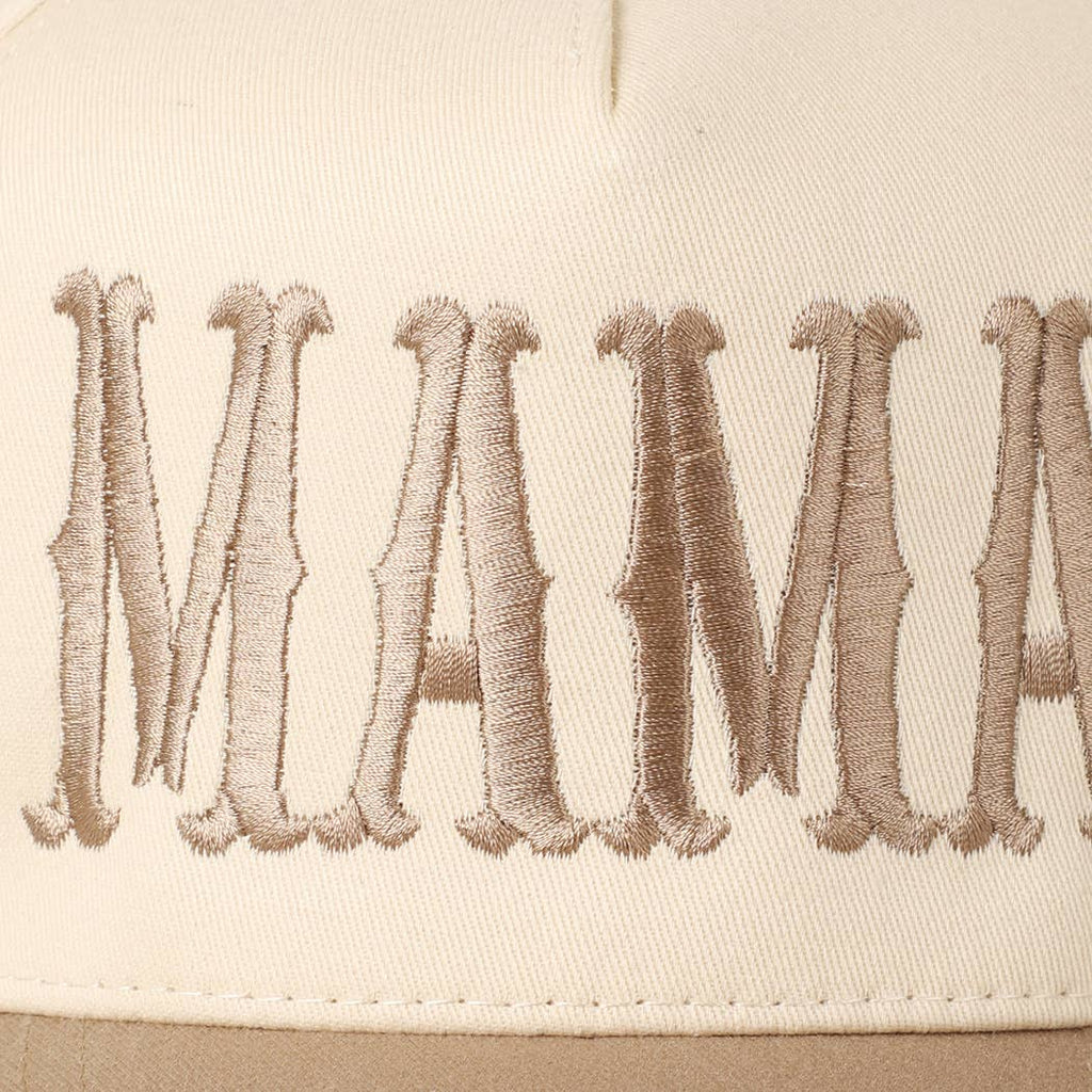 MAMA Typographic Design Embroidery Baseball Cap