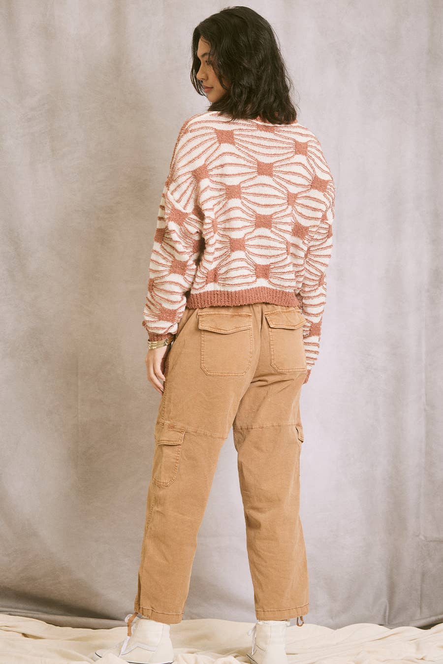 Textured Pattern Sweater