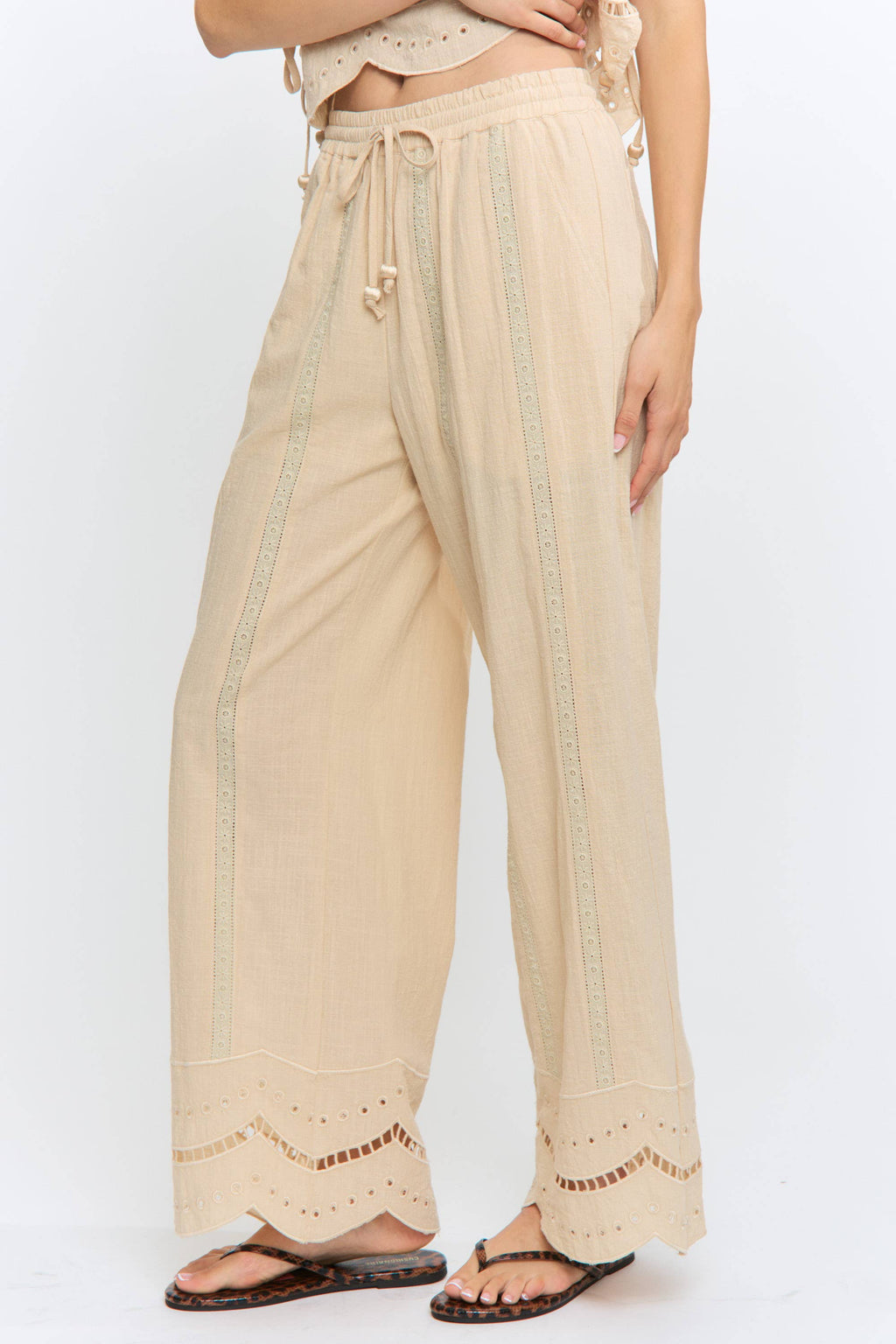 Embroidered Cotton Co-Ord Matching Set