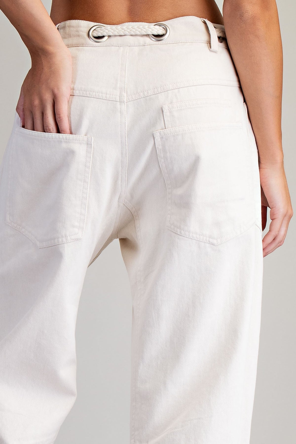 Mosaic Mineral Wash Patchwork Pants