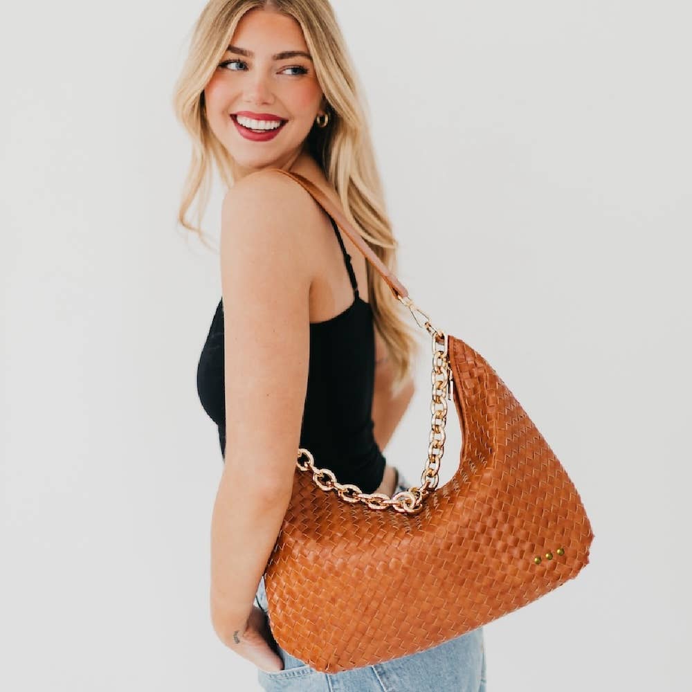Sienna Slouchy Woven Shoulder Bag