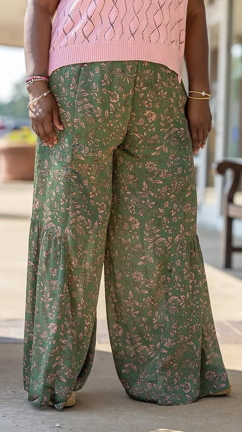 Easel Lana Wide Leg Pants