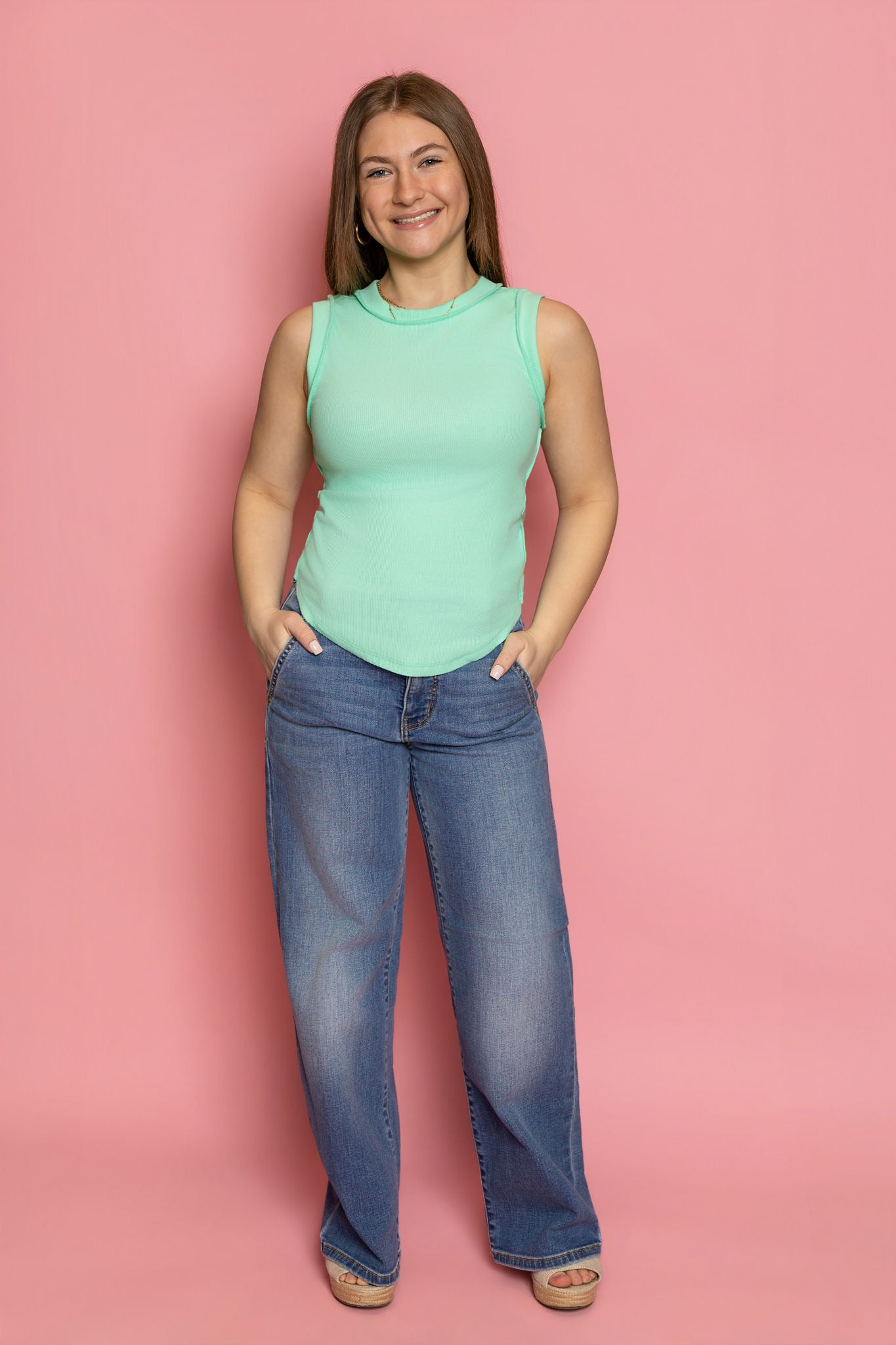Ribbed Cotton Summer Tank Top