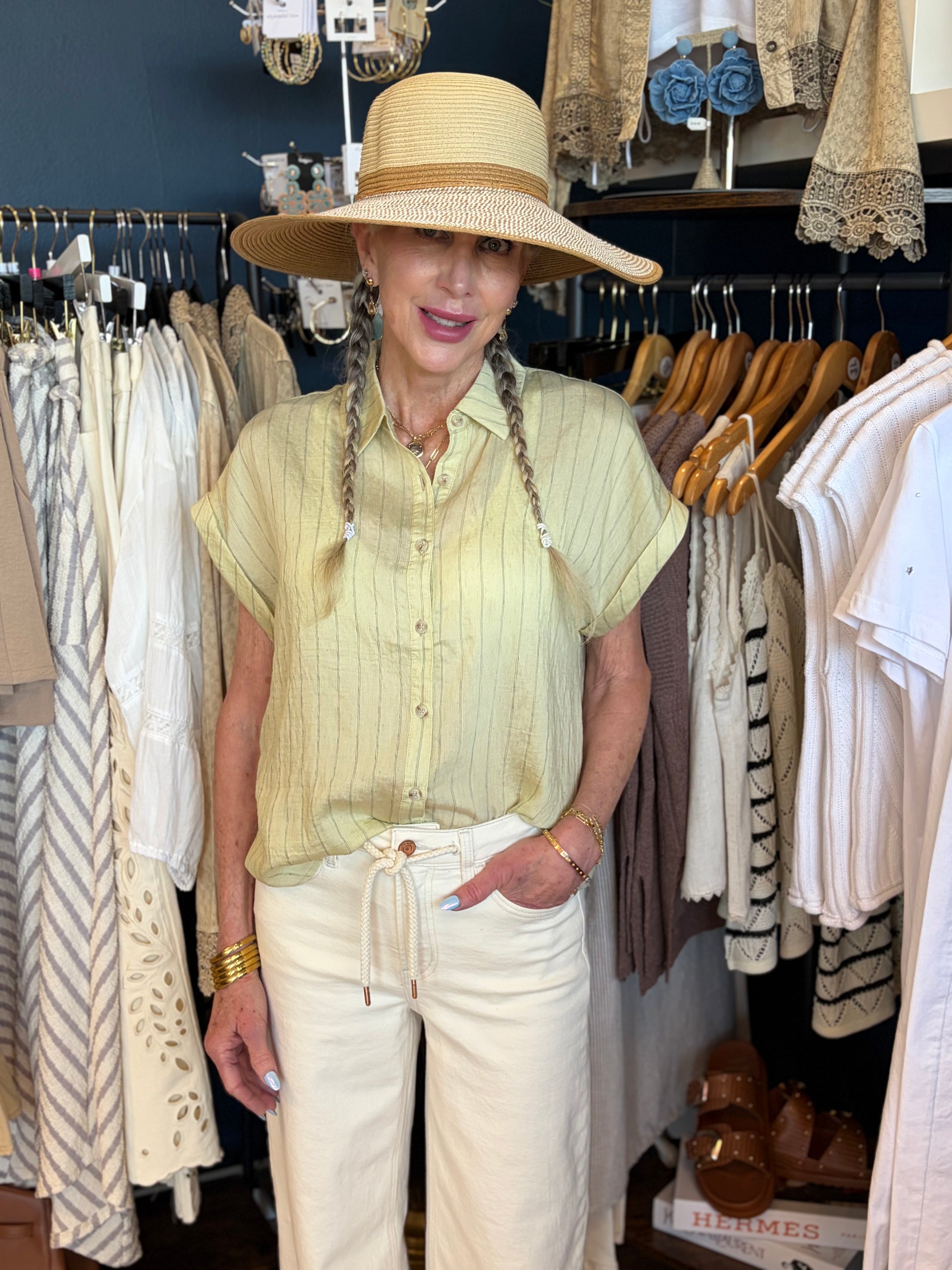 Soft Meadow Collared Blouse