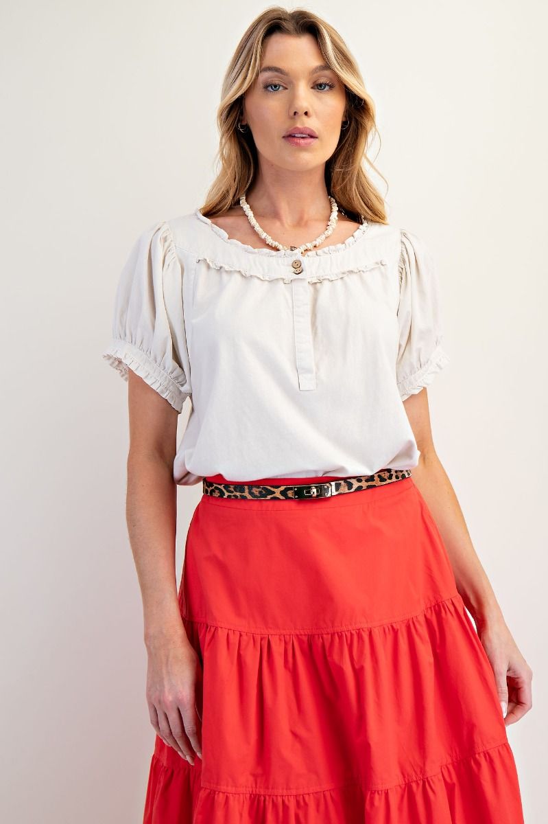 Eliza by Easel Mineral Washed Tee