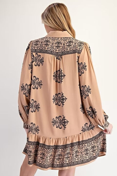 Vada by Easel Button Down Dress