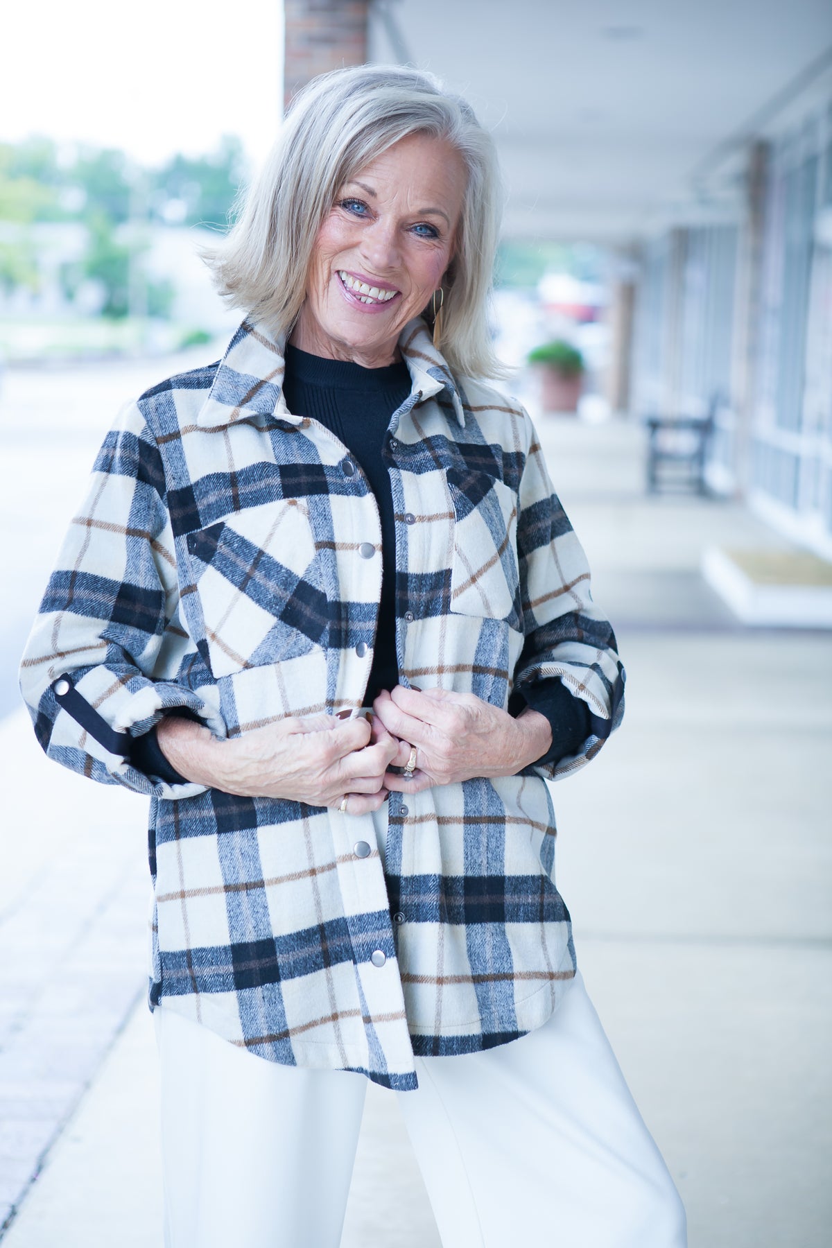 Cozy Brushed Plaid Shacket