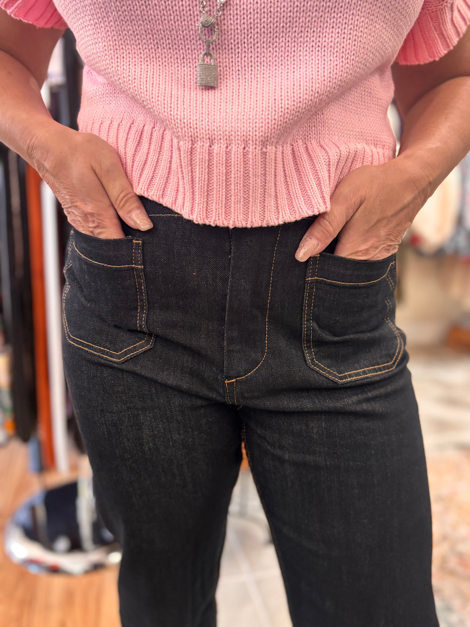 Bentley in Dark Wash Denim - EE:Some