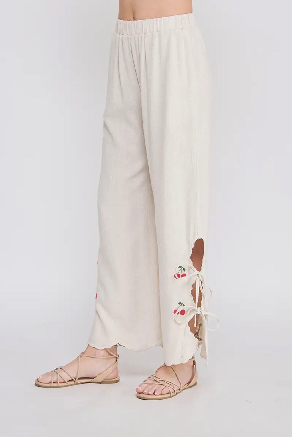 Cherry Tie Breeze Pants