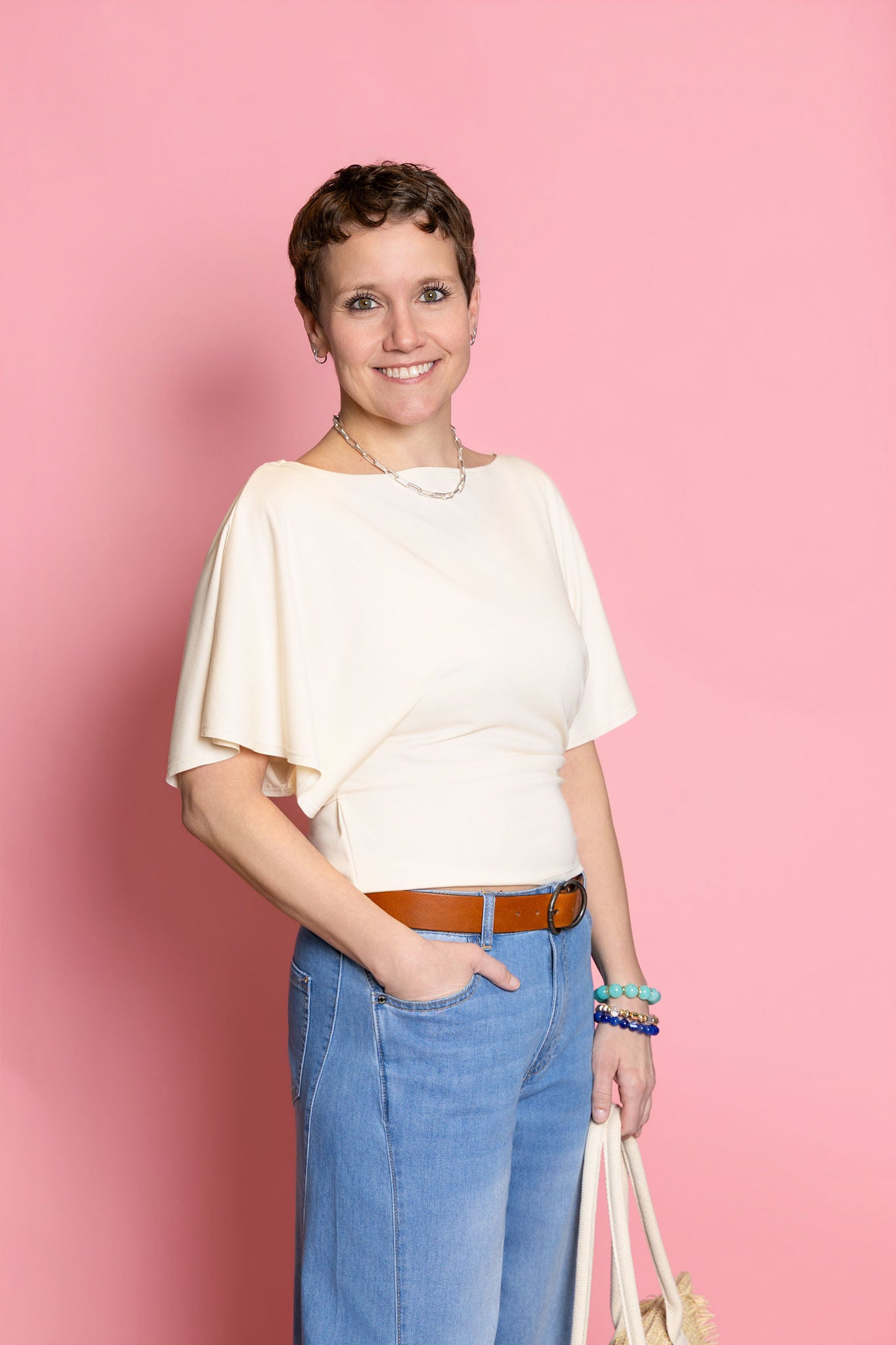 Mod Ref Tie Waist Top