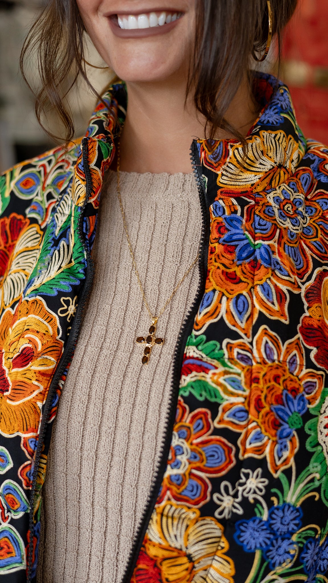 Emilia Bomber Jacket in Multi