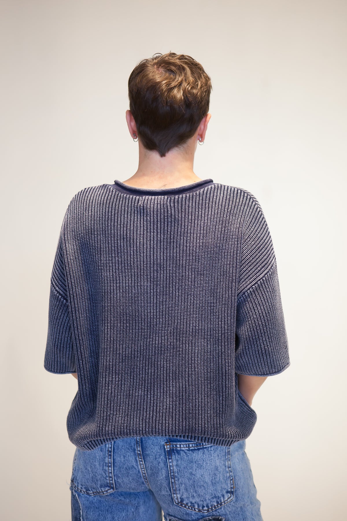 Delaney Washed Ribbed Cardigan