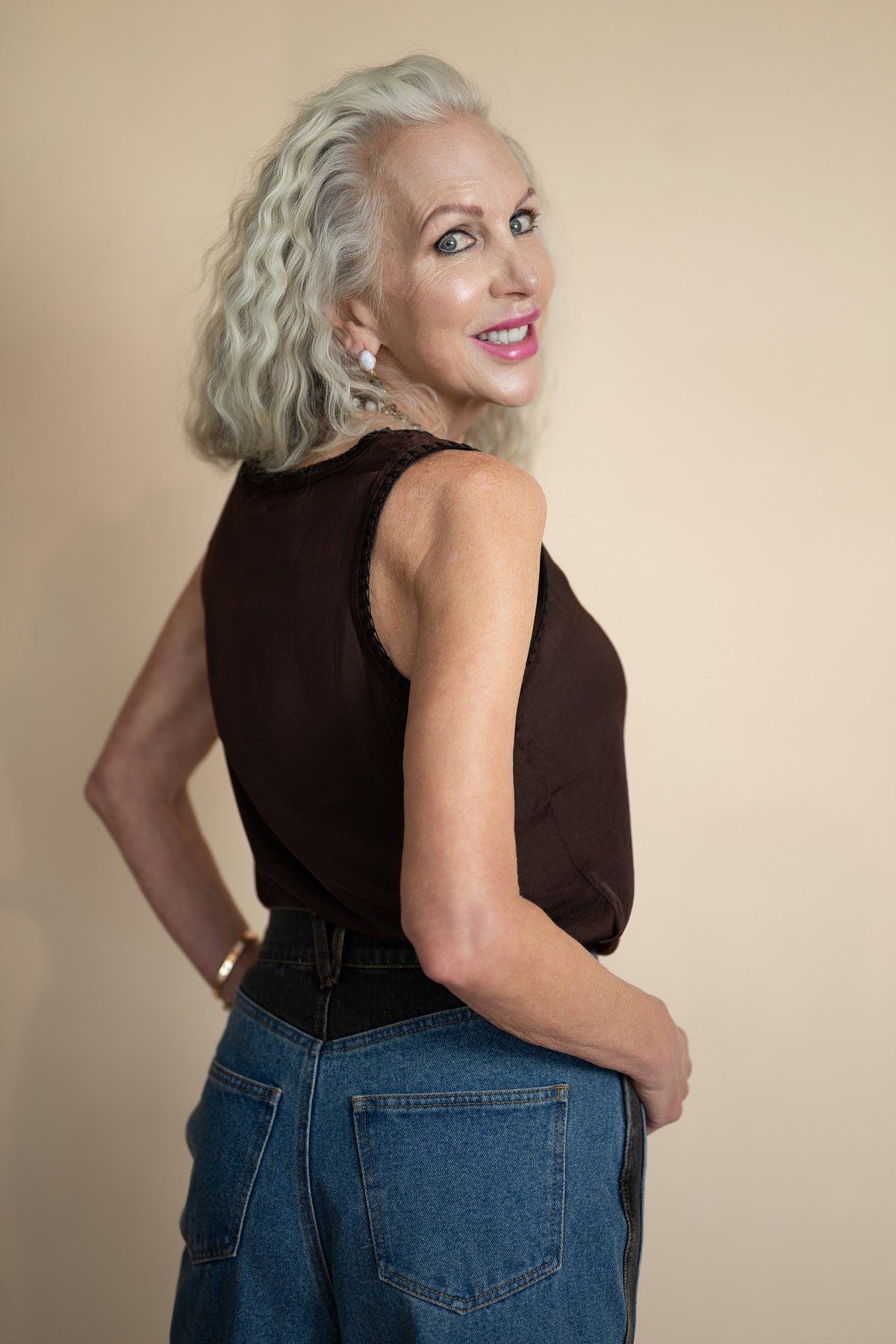 Noelle Whipstitch Flowy Tank