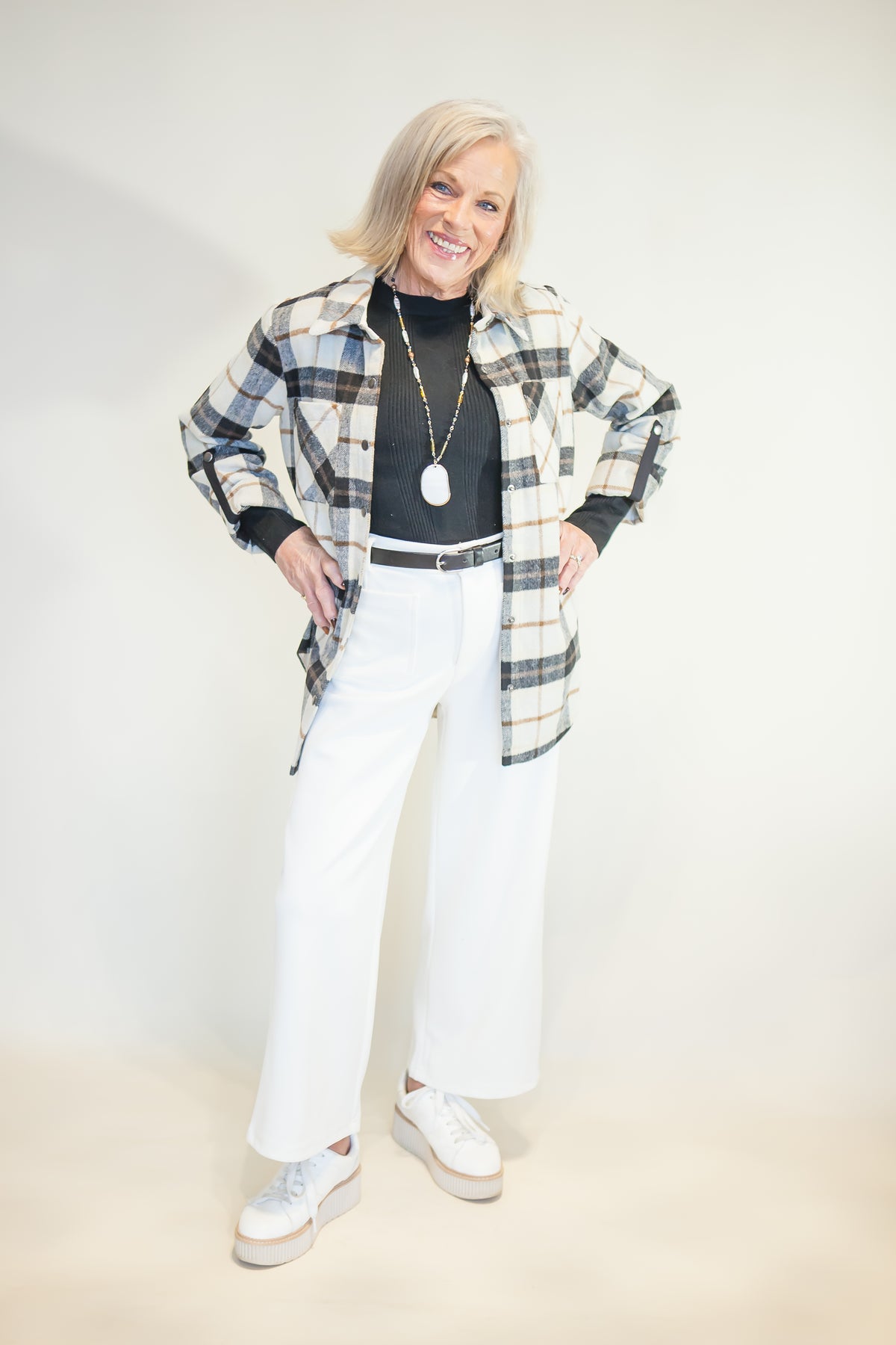Cozy Brushed Plaid Shacket