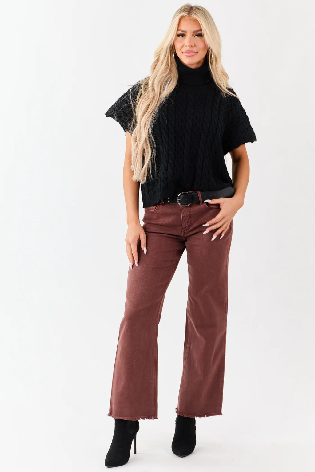 Juliette by Risen Wide Leg  Denim