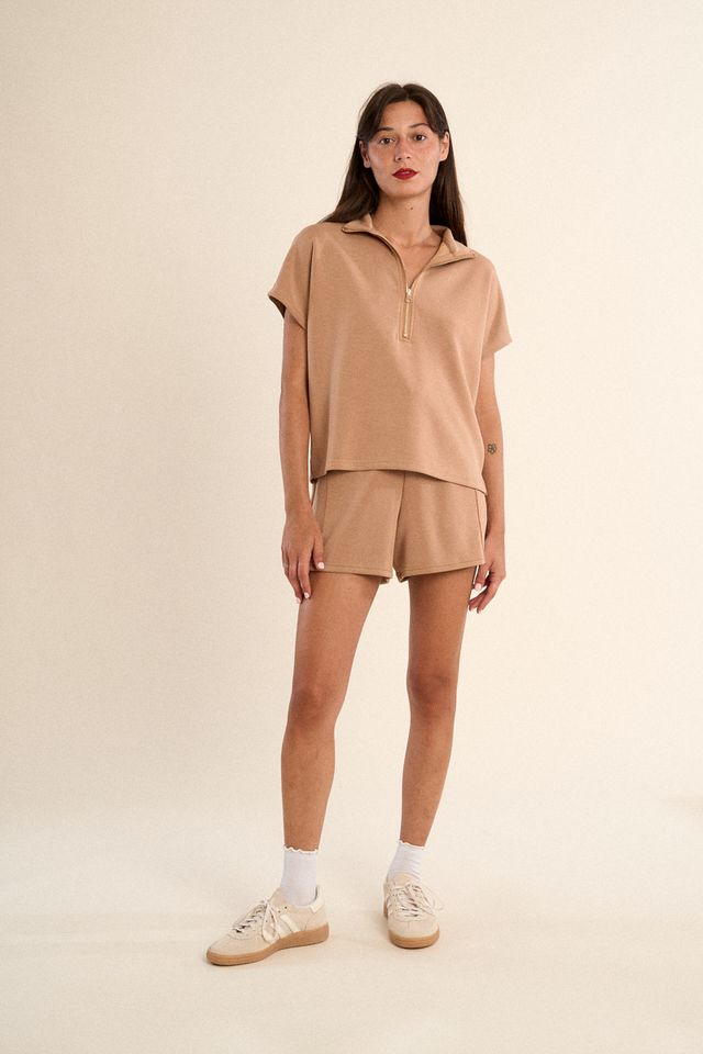 Colette Camel Shorts