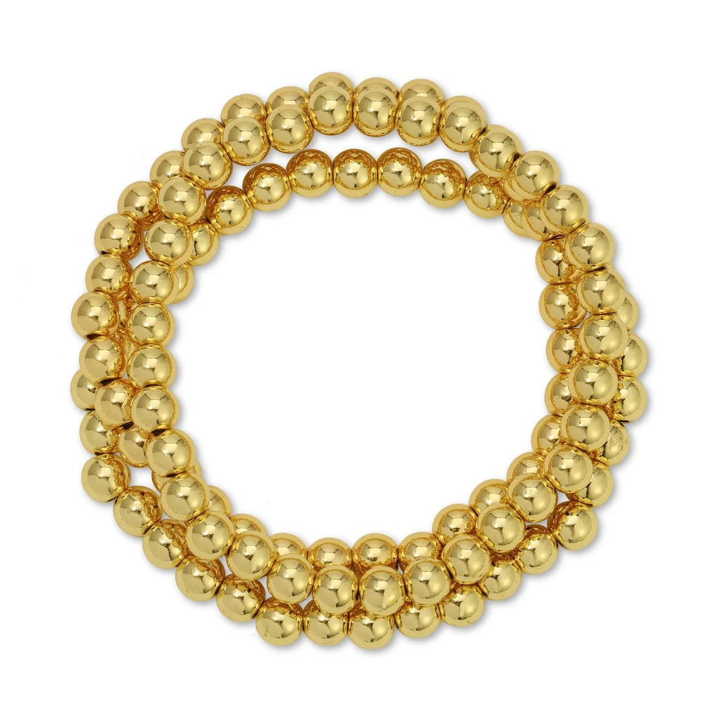 Large Bead Stretch Bracelet