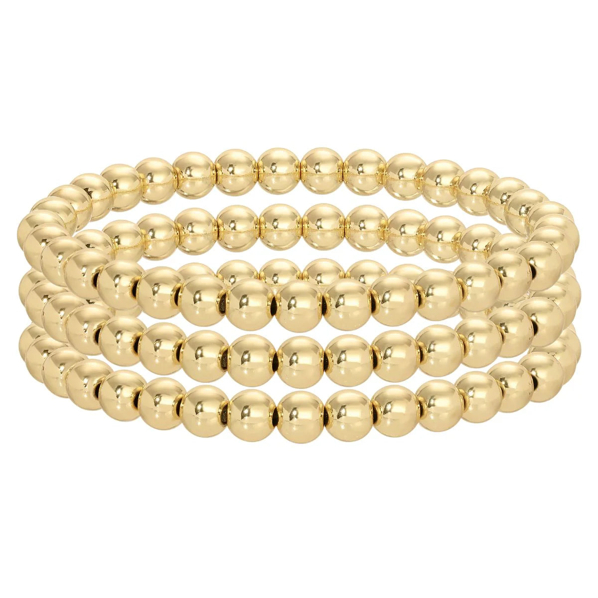 Large Bead Stretch Bracelet